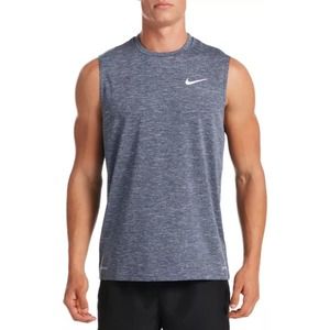 Nike Men's Swim Heather Sleeveless Hydroguard SleevelessTank Top Size Medium